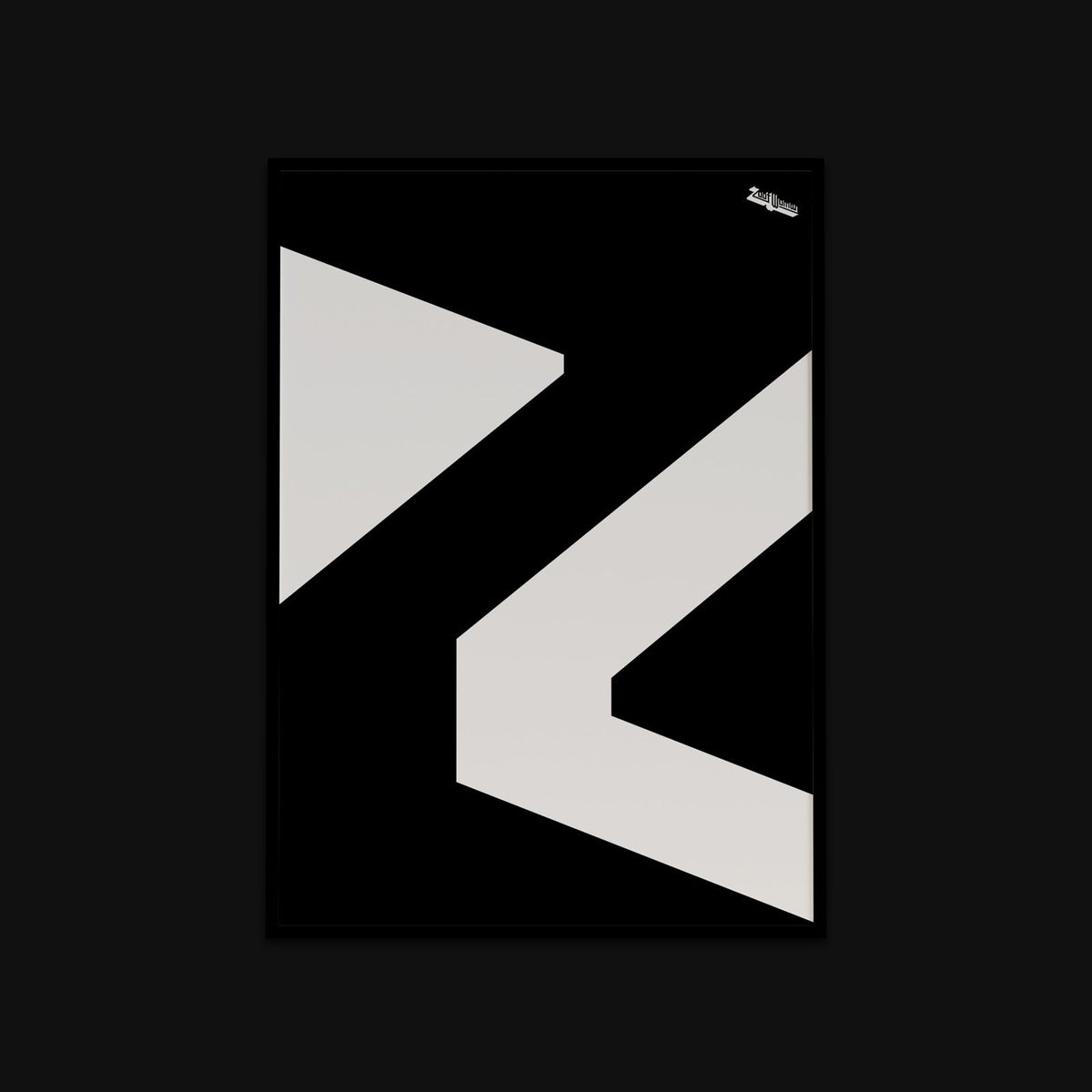 Framed Artwork: Logo Abstract 1 [30cm x 40cm]